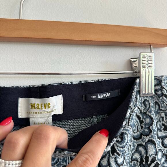 Anthropologie Maeve The Margot Kick-Flare Pull On High Rise Cropped Pants - Picture 6 of 8